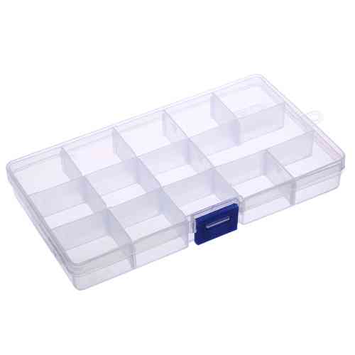 Коробка органайзер кейс для снастей бисера 170x95x22мм 15 ячеек Винница