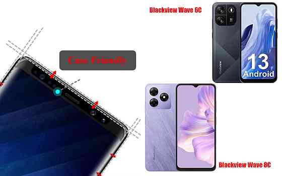 Захисне скло HyperGlass Pro для Blackview Wave 6C, Wave 8C – максимальна чутливість та захист Київ