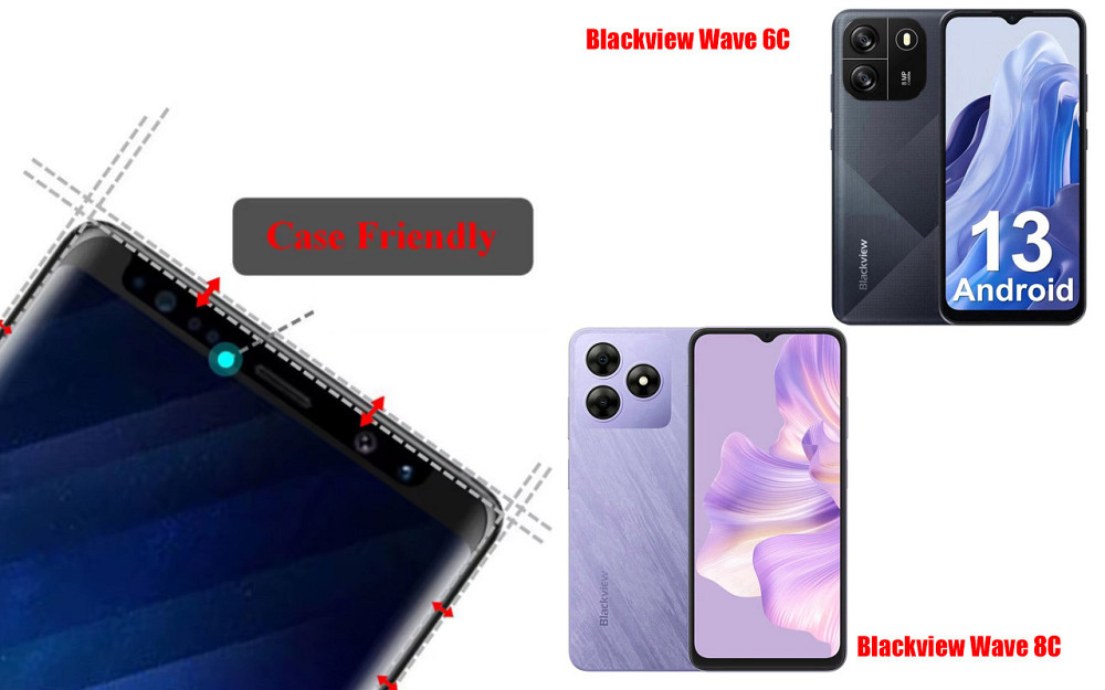 Захисне скло HyperGlass Pro для Blackview Wave 6C, Wave 8C – максимальна чутливість та захист Київ - фото 4