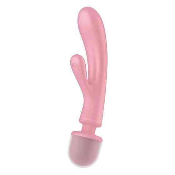 Вібратор для подвійної стимуляції Triple Lover pink Sex Aura Київ