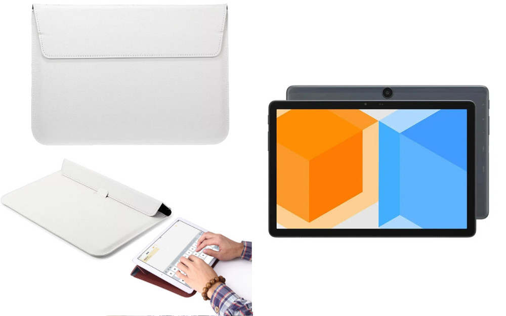 Чехол-конверт VitoCase для ALLDOCUBE Smile X, с функцией подставки для планшета Белый Киев - изображение 1