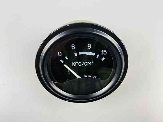 Покажчик тиску масла двигуна механічний 0-15 атм 12В під датчик ММ359 або 19.3829 Мукачево