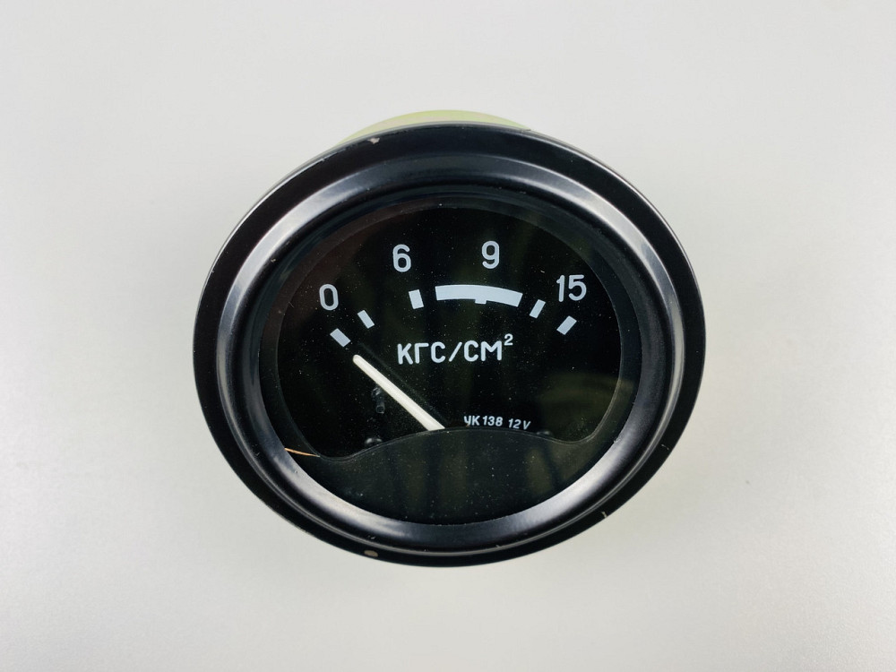 Покажчик тиску масла двигуна механічний 0-15 атм 12В під датчик ММ359 або 19.3829 Мукачево - фото 4