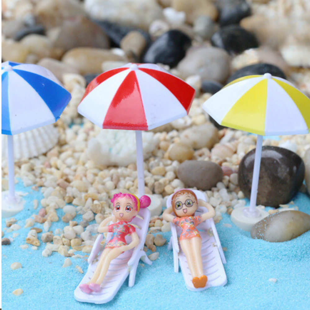 Пляжні парасольки, рятувальні круги та шезлонги для флораріуму,міні-саду, мікроландшафту,моделізму Одеса - фото 10