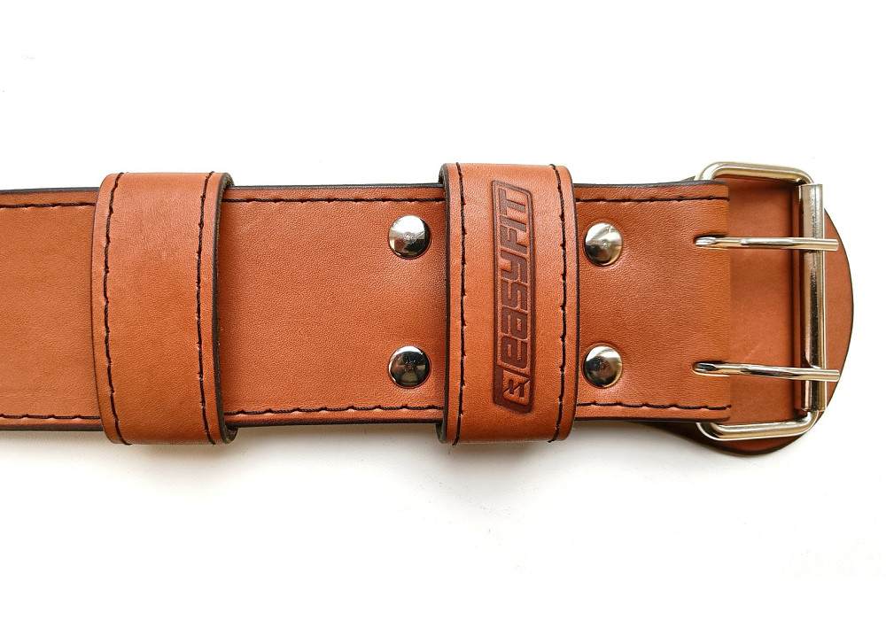 EasyFit Пояс атлетичний EasyFit DeciBelt (шкіра) коричневий S Коломия - фото 6