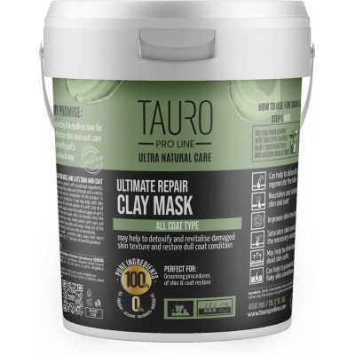 Маска для животных Tauro Pro Line Ultra Natural Care глиняная 450 г (TPL47575) Винница - изображение 1