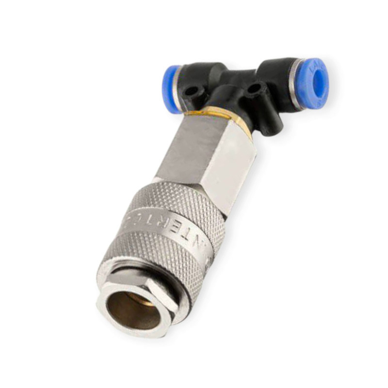 Пистолет для продувки кабины 120мм со спиральным шлангом 6мм х 5м + фитинг с быстросъемом Мукачево - изображение 4