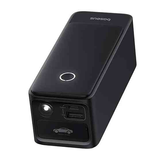 Автомобільний пуско-зарядний пристрій Baseus Super Energy Alpha Series Jump Starter 600A Cosmic Black (C00259200121-00) Киев