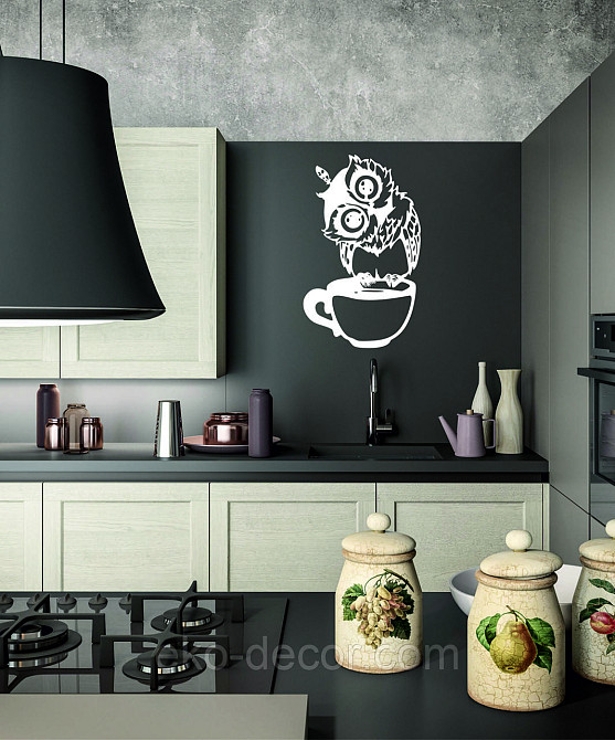 Настінний декор Панно «Сова кухня» Декор на стіну 70*42 см, Білий Київ - фото 4
