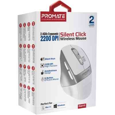 Мишка Promate Samit Wireless White (samit.white) Вінниця