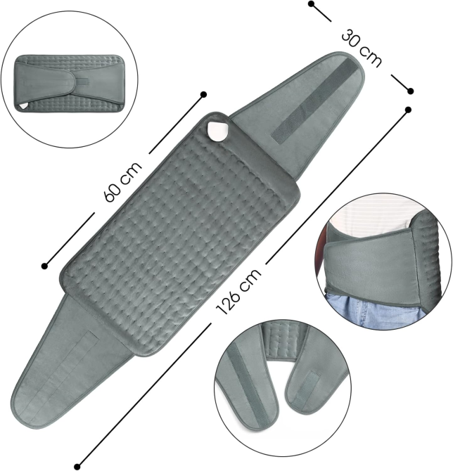 Електрична багатофункціональна синя грілка OneAmg 60*30см Луцьк - фото 5