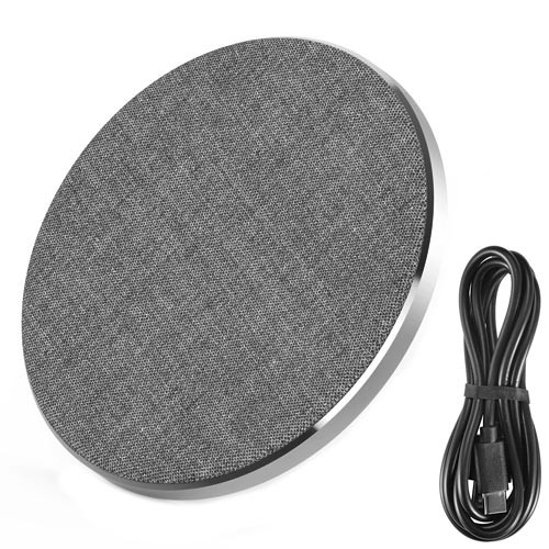 Бездротовий зарядний пристрій Qi, 5-9В 1.2А 10Вт QC3.0, W02 тканинний Вінниця - фото 1