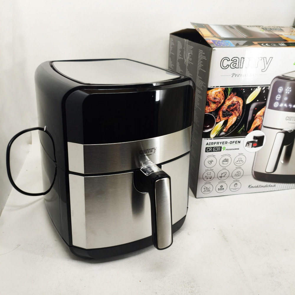 Мультипіч з автовідключенням Сamry СR-6311 5л 2500Вт, Потужна фритюрниця аерогриль JL-48 Львів - фото 11