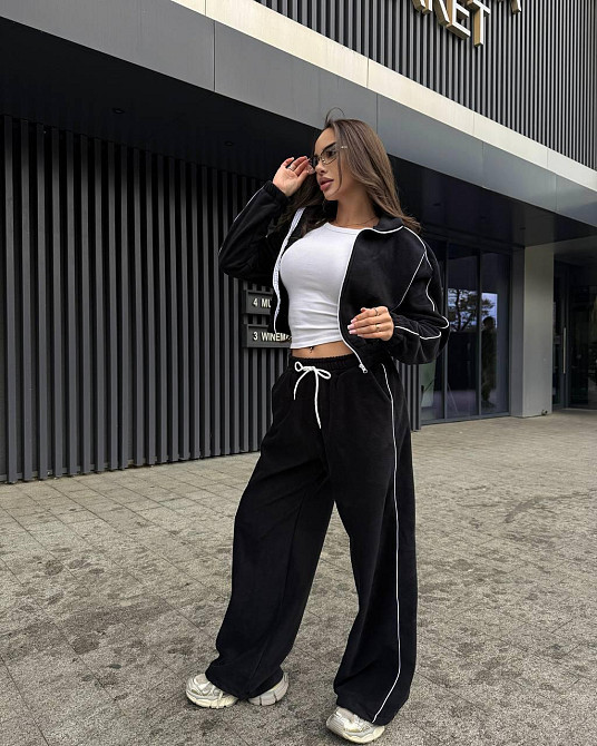 Женский стильный и теплый флисовый костюм двойка Одесса - изображение 5