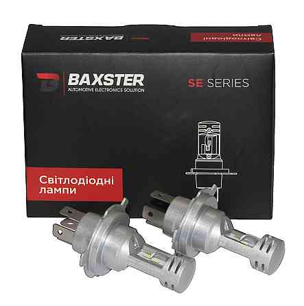 Комплект світлодіодних ламп BAXSTER SE Plus H4 P43t 6000K 4000Lm 9-32V Харків