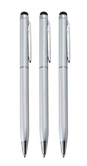 Стилус - ручка для ємнісних екранів, сріблястий (комплект 3 шт.) Винница - изображение 1
