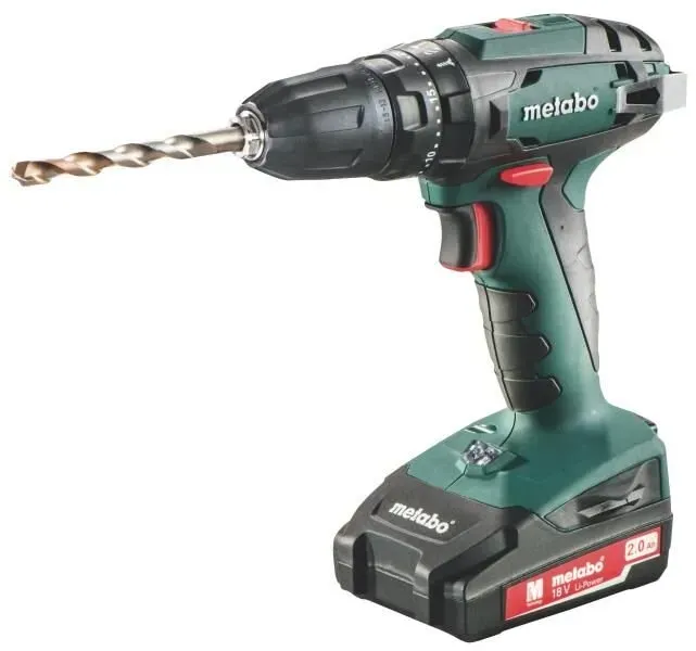 Професійний акумуляторний ударний шурупокрут Metabo SB 18 : з АКБ 2шт-18V 2Ah (602245560) Київ - фото 2