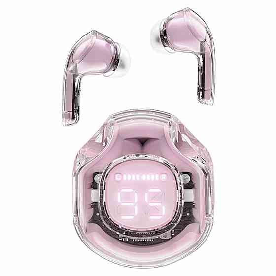 Навушники ACEFAST T8 Crystal color (2) bluetooth earbuds Lotus Pink Київ