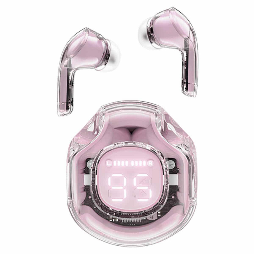 Навушники ACEFAST T8 Crystal color (2) bluetooth earbuds Lotus Pink Київ - фото 1