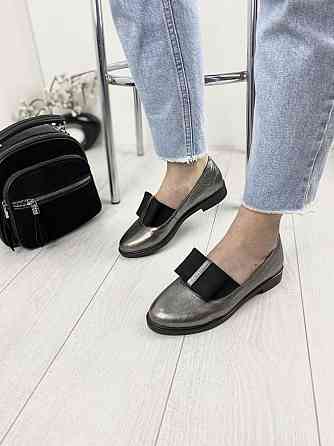 Olli Туфлі жіночі OLLI T-141-10120 графіт (весна-осінь, шкіра натуральна) (3287) 36р.37р.38р. Коломия