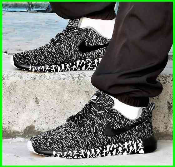 Кросівки Nike Сірі Чоловічі Найк Чорні Ткани (розміри: 41,42,43,44,45) Дніпро