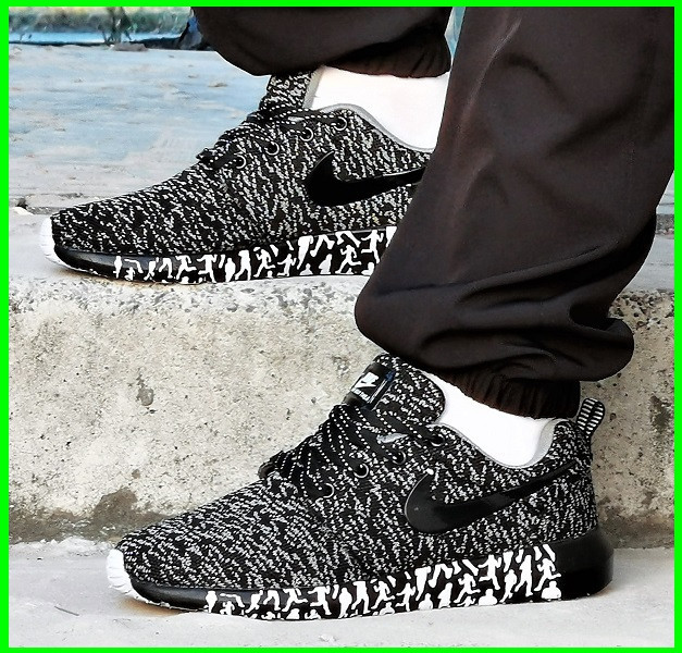 Кросівки Nike Сірі Чоловічі Найк Чорні Ткани (розміри: 41,42,43,44,45) Дніпро - фото 4