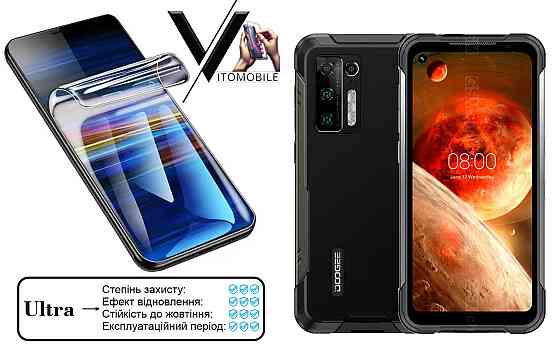 Поліуретанова плівка Ultra для Doogee S97 Pro – мінімальна товщина, максимальний захист! Київ