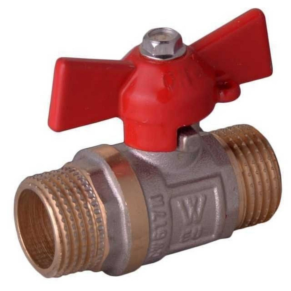 Кран кульовий прямий WATER VALVE 1/2″ ЗЗ КБ NV-V Q022 (000010228) Київ - фото 1