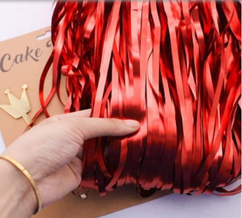 Штори із фольги для фотозони матові 2м на 1м червоний Київ - фото 2