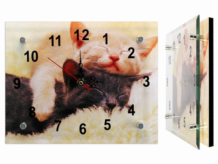 Годинники настінні подарункові Мяу Милашки Київ - фото 1