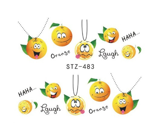 Наклейки для нігтів "Фрукти" STZ-483 Київ - фото 1