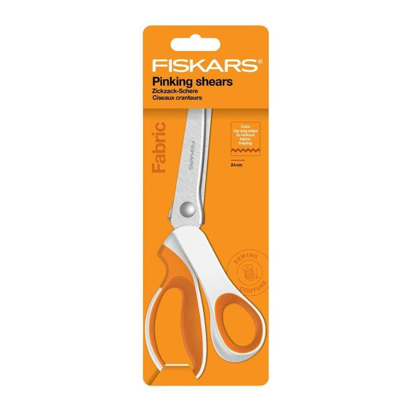 Кравецькі ножиці зубчасті «зигзаг» 24 см Fiskars (1070024) Нововолинськ - фото 3
