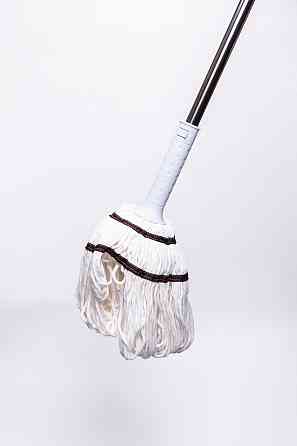 Швабра з класичною круглою насадкою для вологого прибирання підлоги, підходить для плитки, ламінату HP-35015-15 Київ