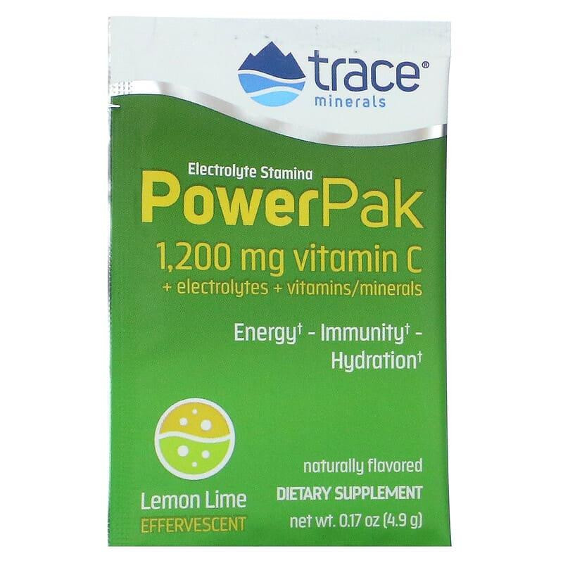 Электролиты Trace Minerals ResearchElectrolyte Stamina PowerPak 30 пак лимон-лайм Киев - изображение 3