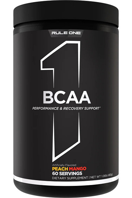 Аминокислотный комплекс Rule One BCAA 510 г, Peach Mango Луцк - изображение 1