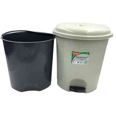 Контейнер для сміття Planet Household №3 з педаллю сірий 12 л (10341) Вінниця