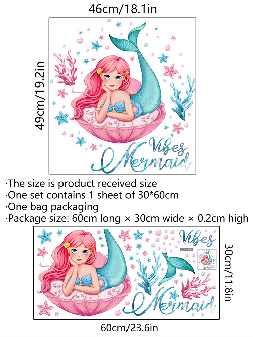 Наклейка интерьерная виниловая в детскую комнату на стену 