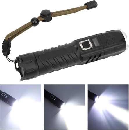 Тактический светодиодный фонарь J.W.S WS-607 P90, 3600 Лм, USB Type-C, Power Bank, Zoom, IPX5, аккумулятор 26650, без оригинальной Киев