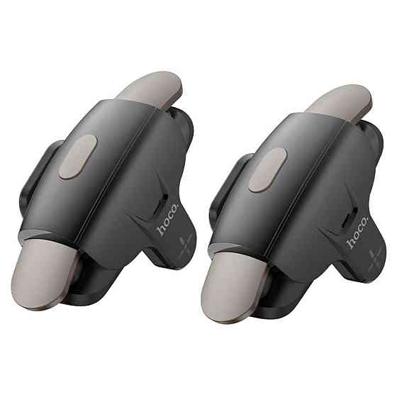 Ігровий контролер HOCO GM6 Wild wolf pulse mobile game button Black Metal Gray Киев