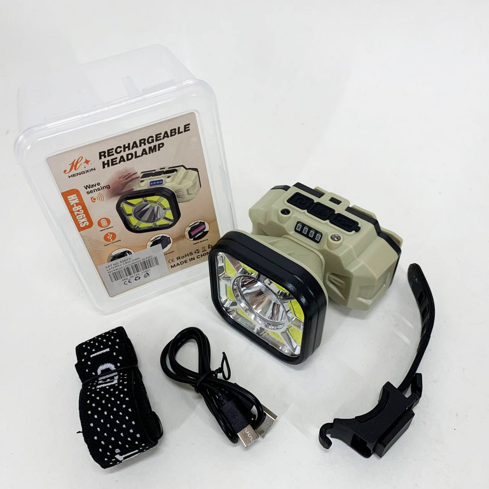 Ліхтар налобний 826X-XPE+8COB(White+Red), 1x18650 ZJ-88 Львів - фото 10