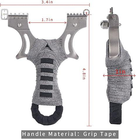 Цельная рогатка из нержавеющей стали с уровнем и маркерами, для охоты, рыбалки и спорта Киев - изображение 8