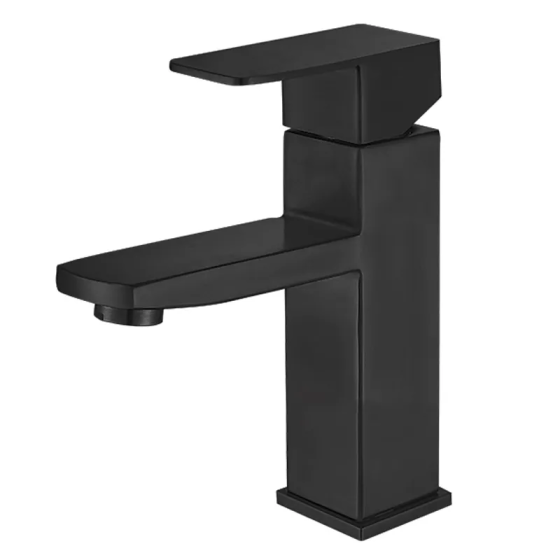 Черный смеситель для умывальника Champion KUB-001 (CH0312) Харьков