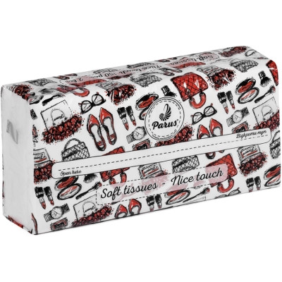 Салфетки косметические Parus 2 слоя 150 шт. (4820205440236) Винница - изображение 1