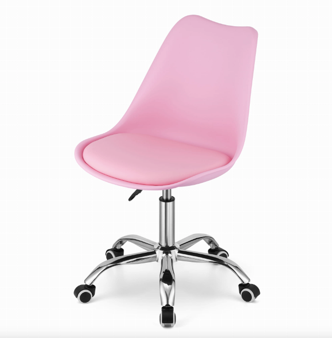 Офісне крісло Leobert Alba рожевий Київ - фото 1