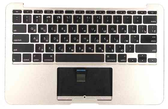 Клавиатура для ноутбука Apple MacBook Air (A1370) 2010+ Black, (Silver TopCase), RU (горизонтальный энтер) Вінниця