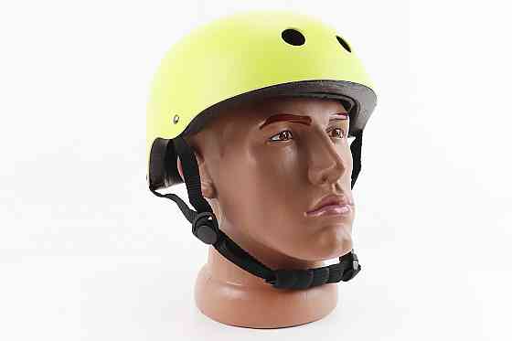 Шолом велосипедний підлітковий BMX M (54-57см), 11 вер. отворів, салатовий Київ