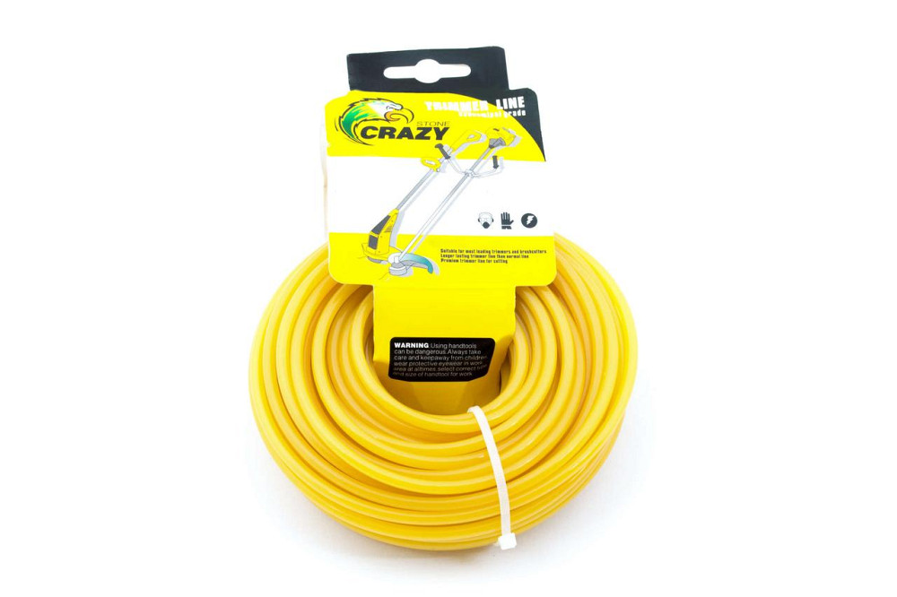 Леска мотокосы Ø4, см, 15 метров (квадратная, желтая) Мукачево - изображение 1