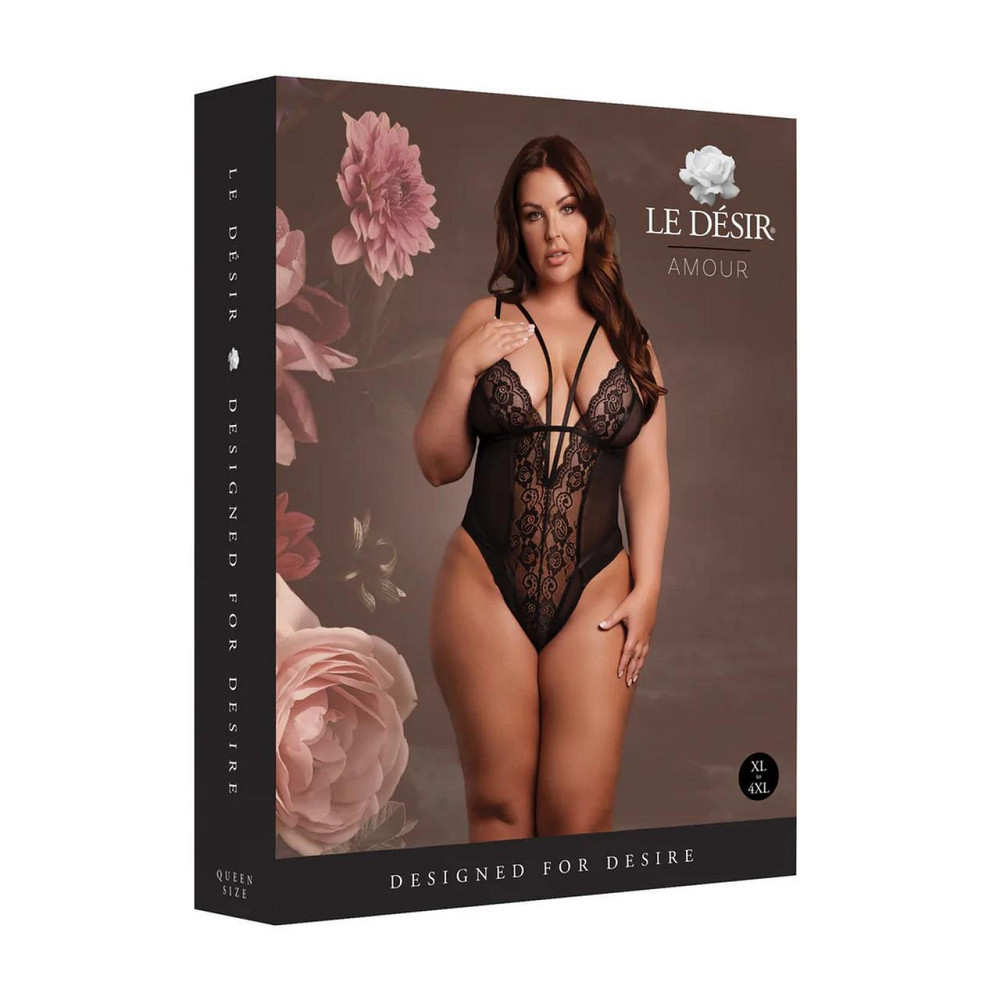 Еротичний боді Bodysuit with Adjustable Sliders Plus Size Sex Aura Київ - фото 1