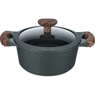 Каструля Resto Ran чорна 20 см 2.4 л (93901) Вінниця - фото 1