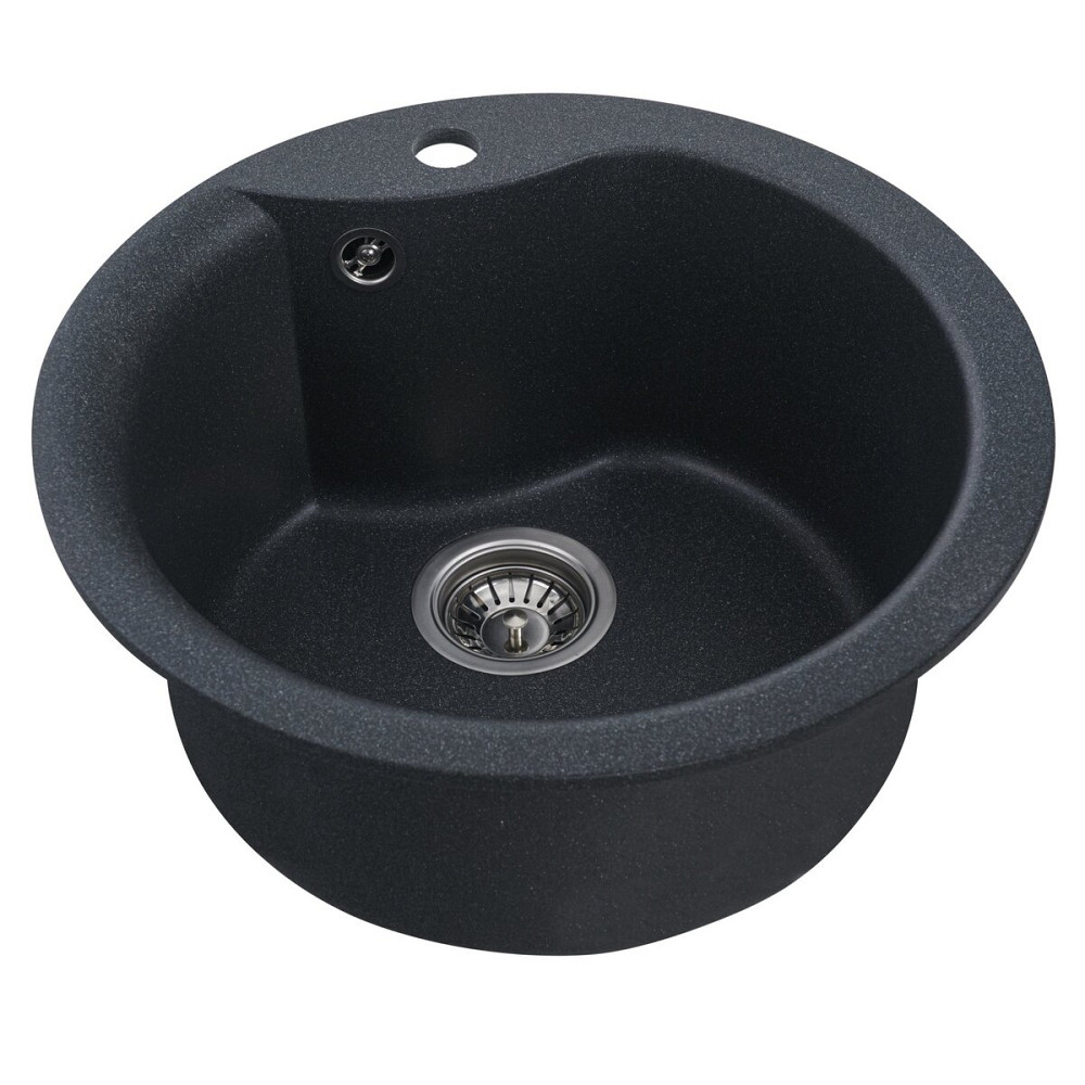 VALESO Гранітна мийка для кухні VALESO TURAS 480 матова Антрацит Киев - изображение 8